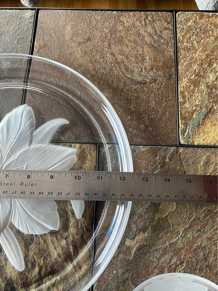 Vintage JG Durand "Romance" Crystal Serving Set - photo 5