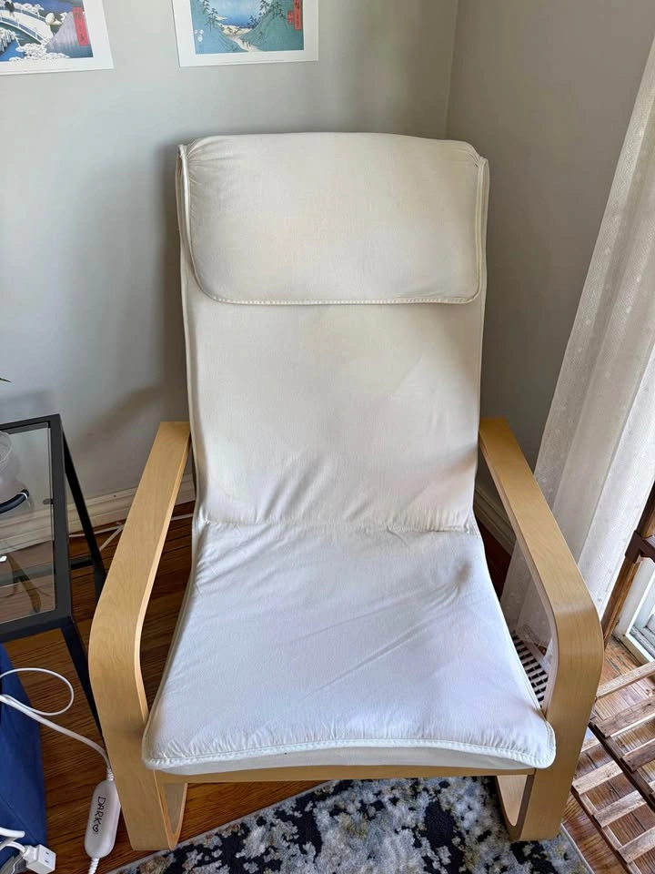 IKEA POÄNG Armchair with cushion