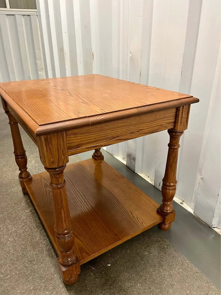 Wood End Table