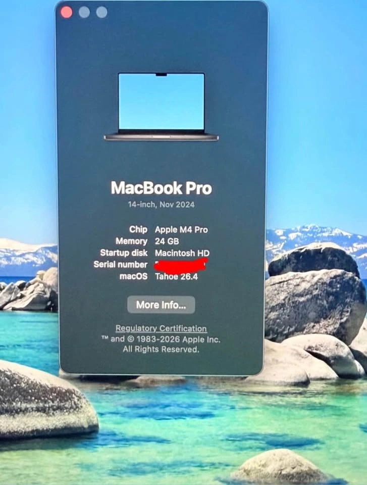 14” MacBook M4 Pro (24GB, 512GB) - photo 3