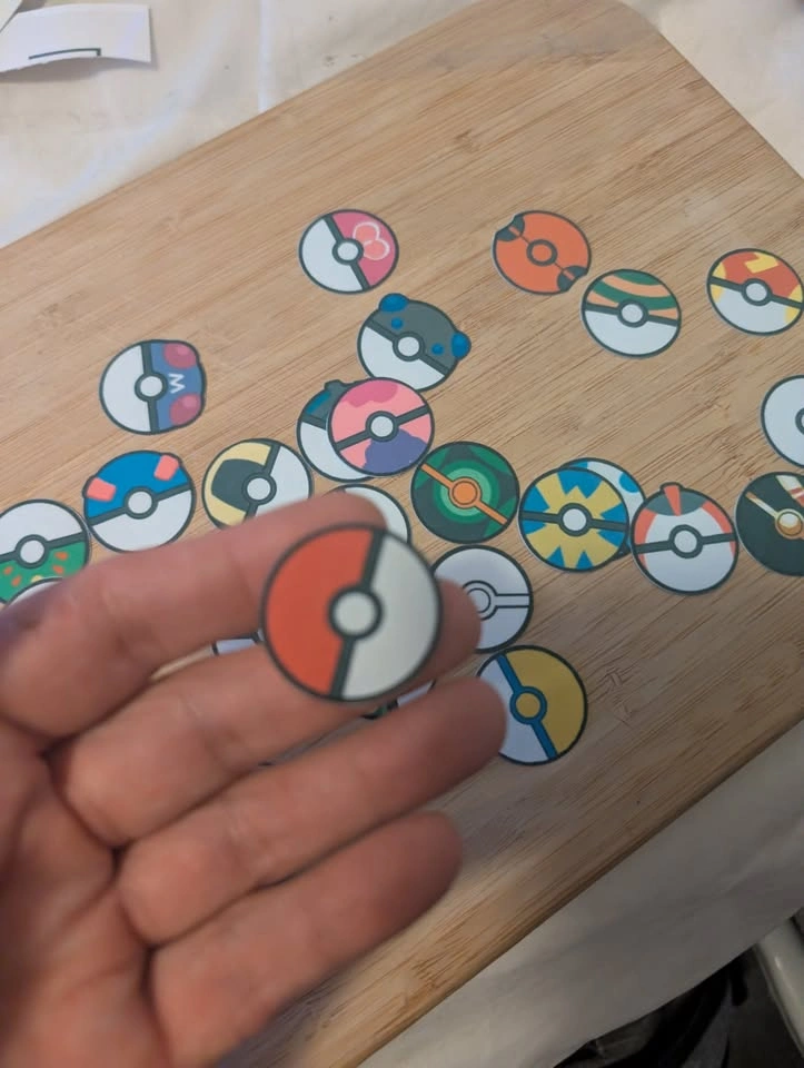 Poké Ball Decal Sheet - 27 Variety Vinyl Pack - photo 2
