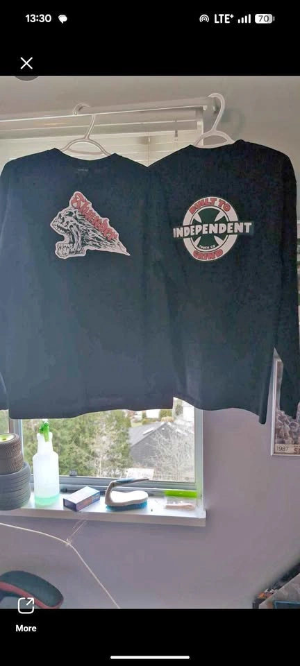 Skate tees and stickers