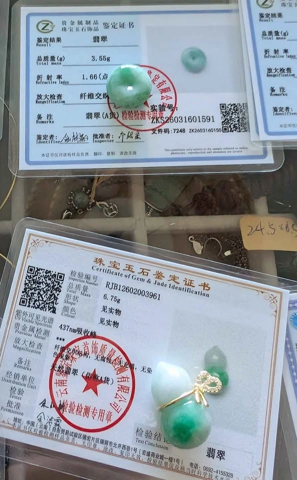Burmese Grade A Jadeite Pendants for Bracelet/Necklace - photo 3