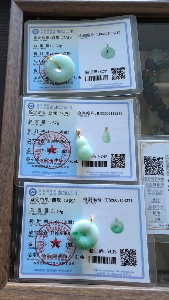 Burmese Grade A Jadeite Pendants for Bracelet/Necklace - photo 5