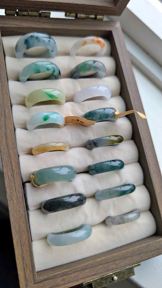 Grade A Burmese Jadeite Rings (Certified)