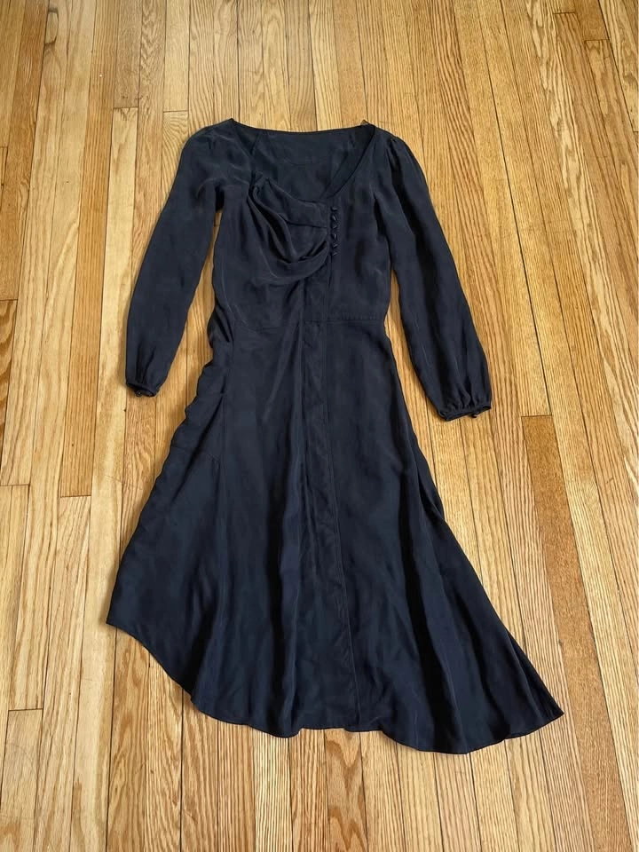 NWT Deadstock Vintage Black Dress - photo 3