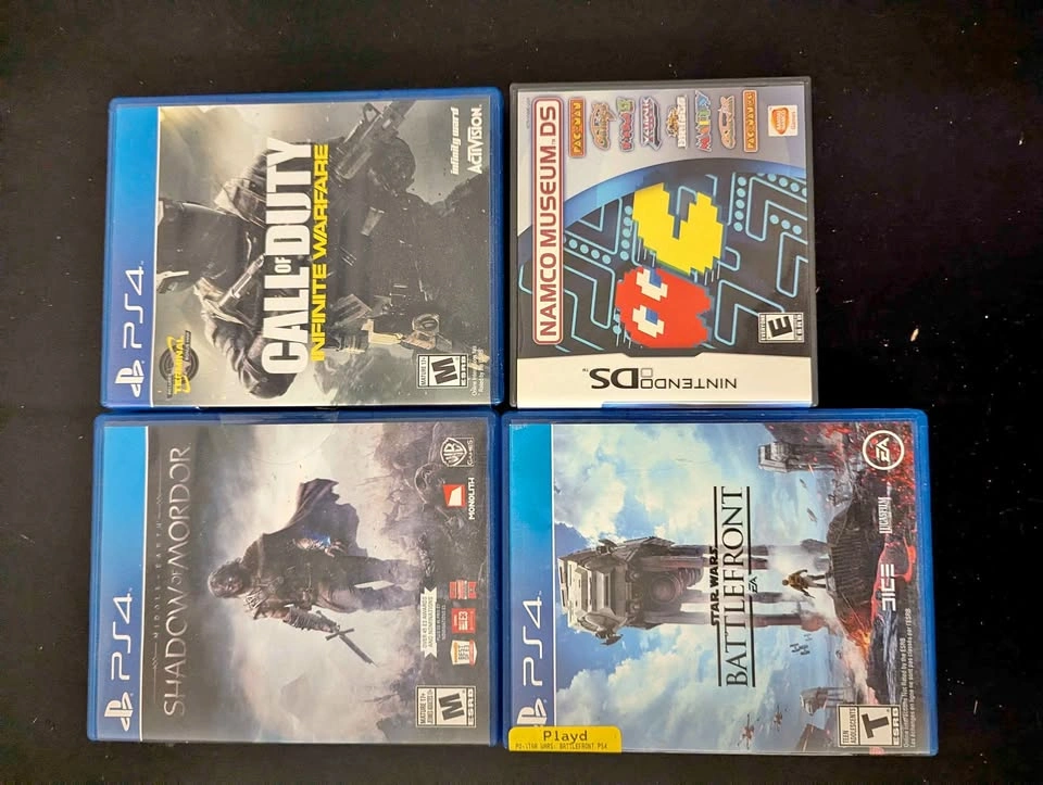 PS4 and DS Video Games