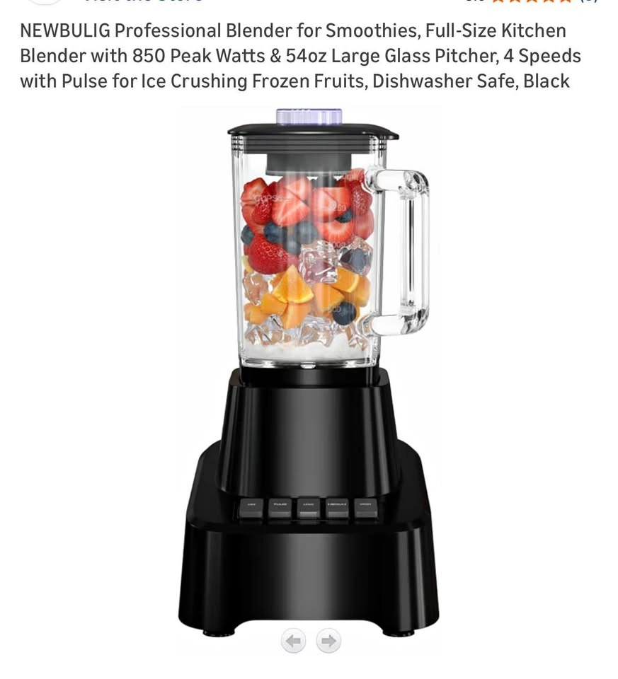 (New) Professional 52oz 22,000 RPM Blender