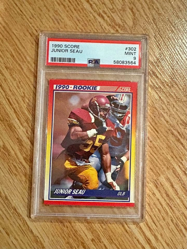 Junior Seau Rookie Card PSA 9