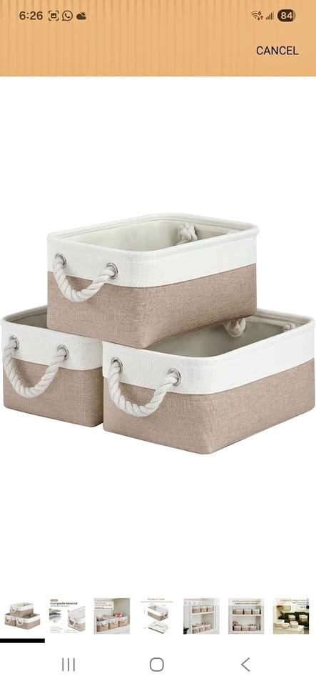 Storage Baskets (3-Pack)