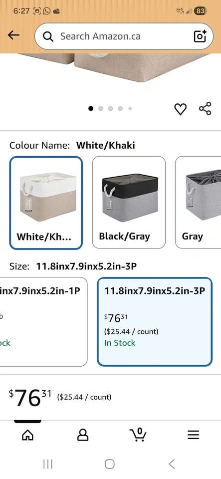 Storage Baskets (3-Pack) - photo 2