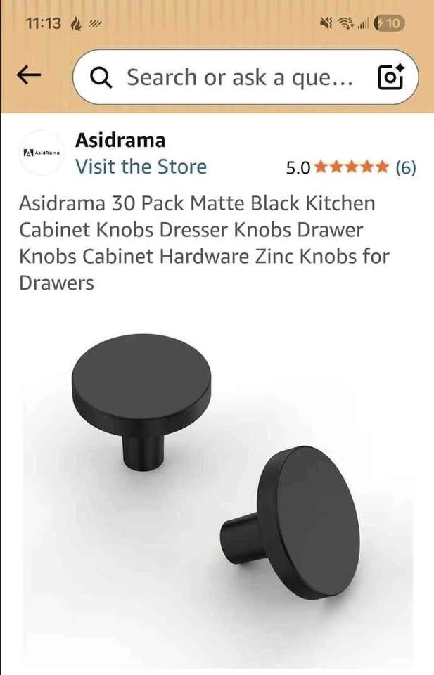 30 Pack Black Matte Cabinet Pulls - Brand New - photo 5