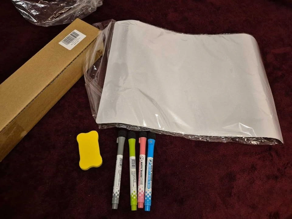 Magnetic Dry Erase Whiteboard with Markers & Eraser - Brand New - photo 3