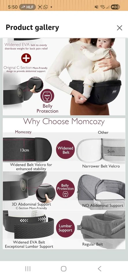 Toddler Carrier L MOMCOZY - photo 5