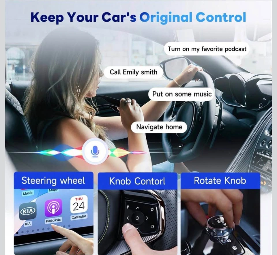 (New) Wireless CarPlay Adapter - Wired to Wireless CarPlay & And - photo 4