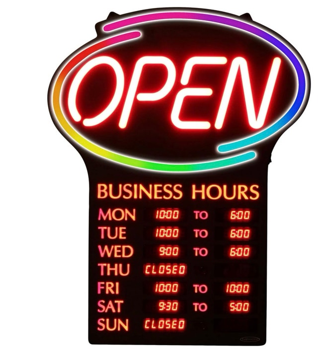 Open / Closed Sign - Brand New