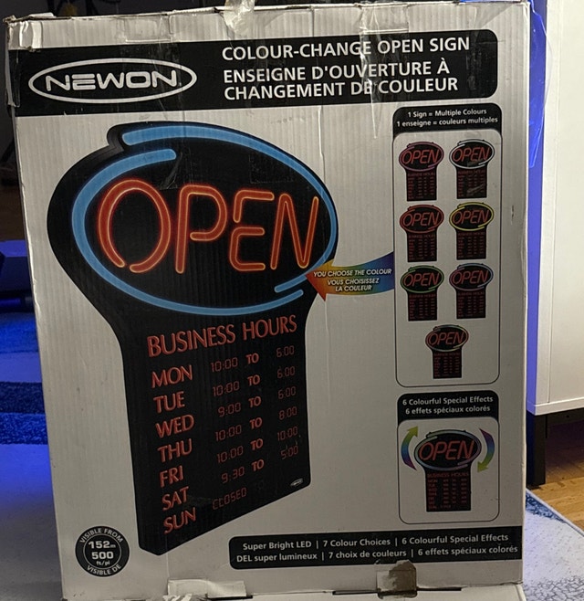 Open / Closed Sign - Brand New - photo 4