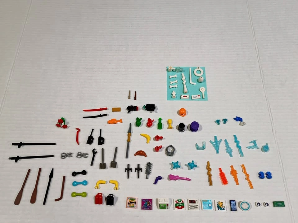 Lego Minifig Accessories & Small Parts Lot
