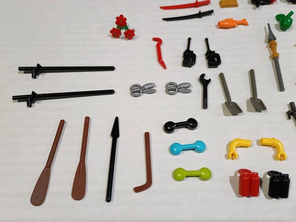 Lego Minifig Accessories & Small Parts Lot - photo 2