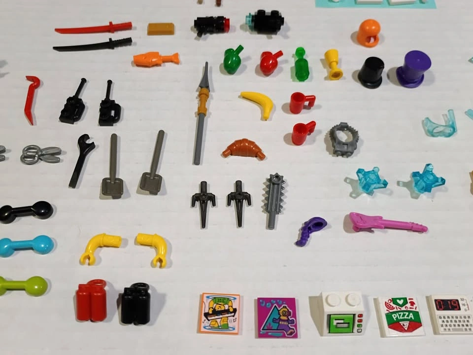 Lego Minifig Accessories & Small Parts Lot - photo 3