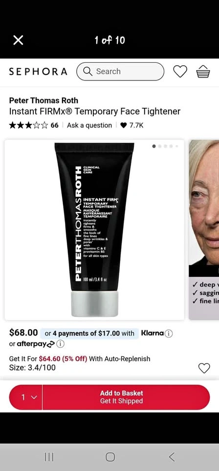 Peter Thomas Roth Instant FIRMx Temporary Face Tightener