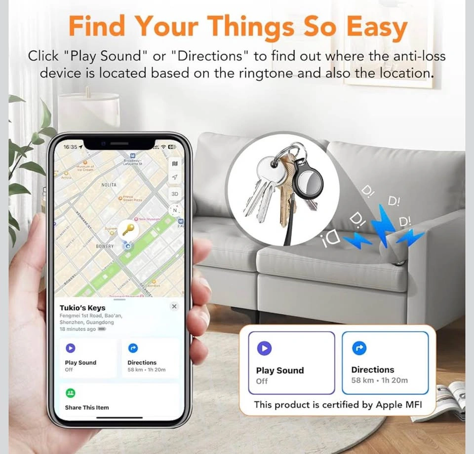 (New) Tracker Tag (Orange) 1-Pack - photo 4