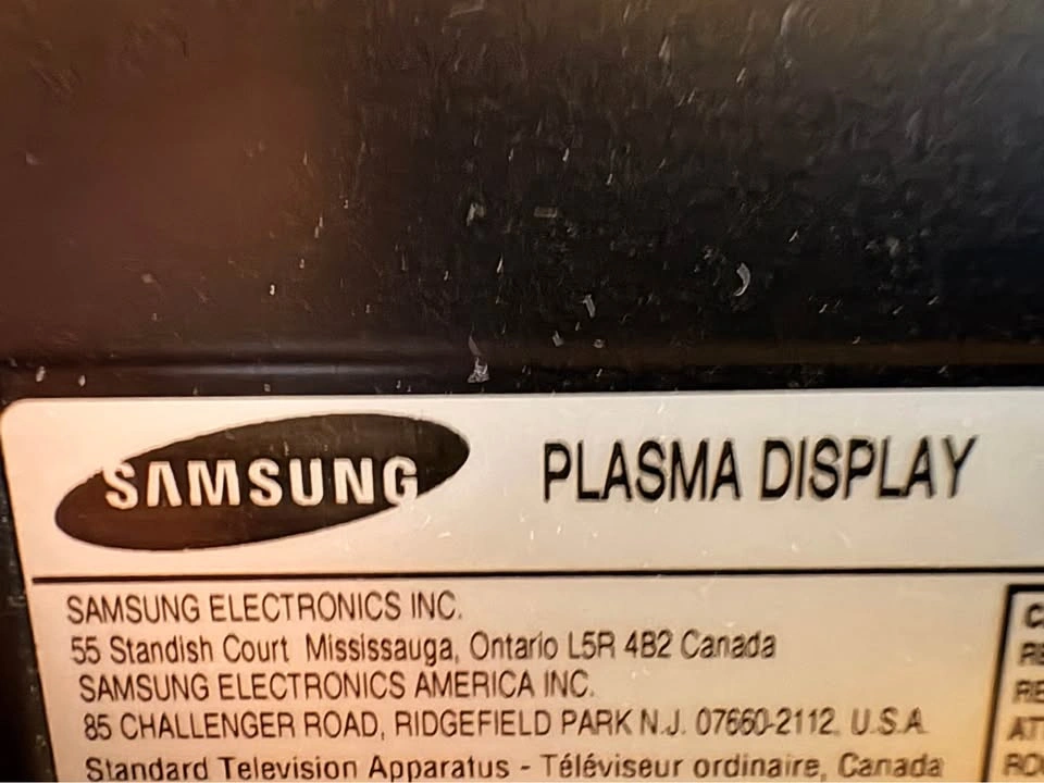 53 inch Plasma Samsung TV - photo 3