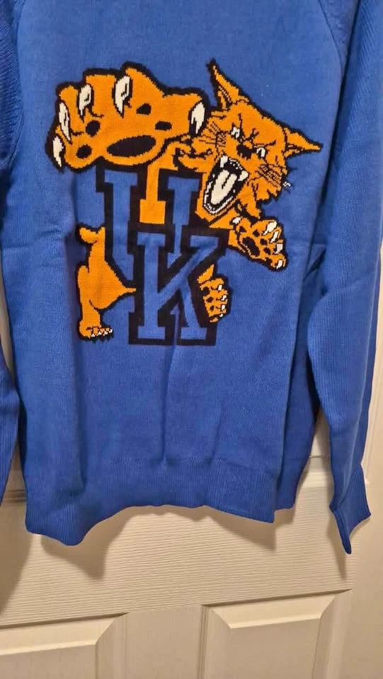 NWT Hillflint Kentucky Wildcats Mascot Sweater XL