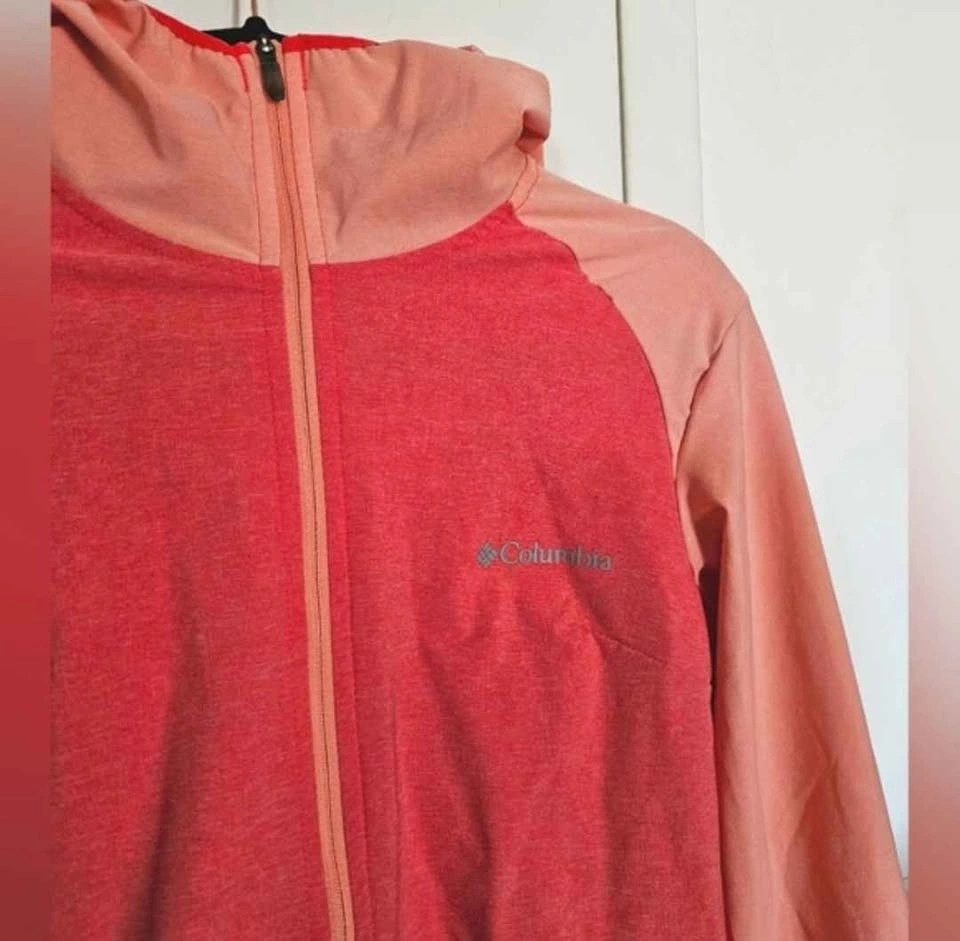 Columbia Womens XS Coral Peach Pink Windbreaker Jacket - photo 4