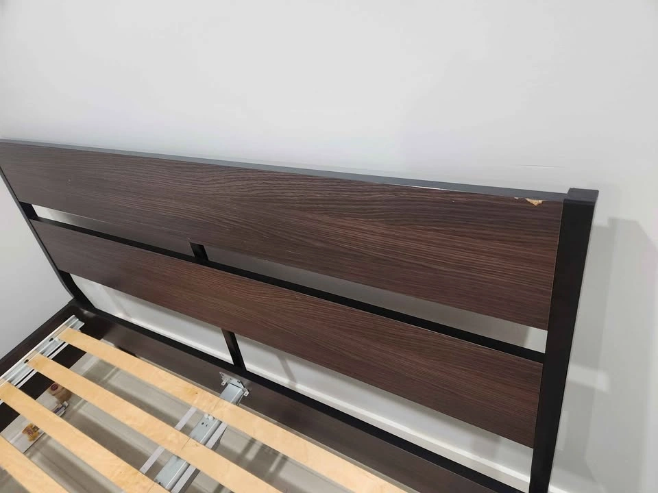 Queen IKEA Bed Frame + Luroy Slats (Dark Brown) - photo 3