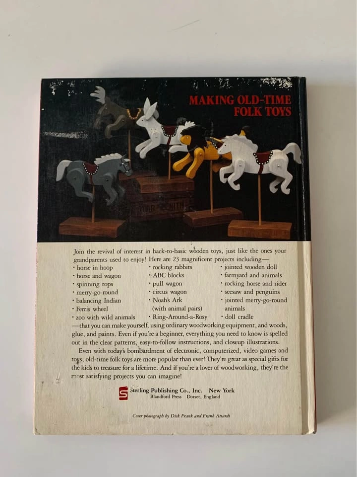 Vintage book Making old time folk toys - photo 2