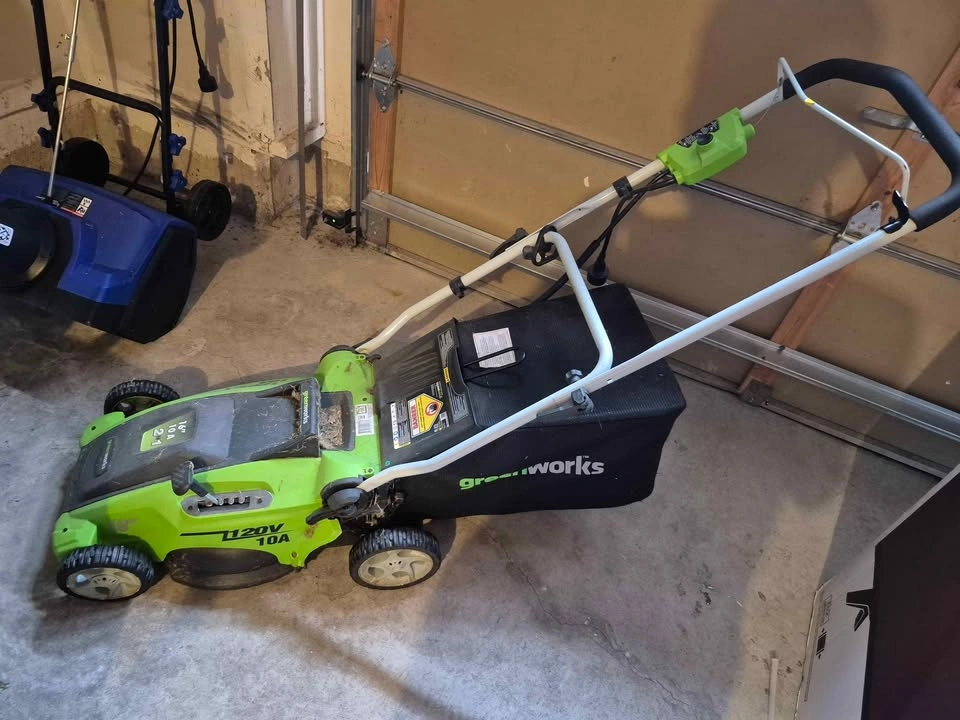 Greenworks 16" Corded Electric Lawn Mower - 10 Amp (Works Great! - photo 2