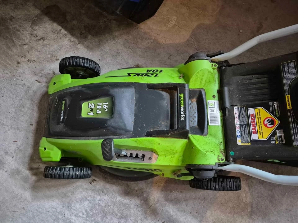 Greenworks 16" Corded Electric Lawn Mower - 10 Amp (Works Great! - photo 3