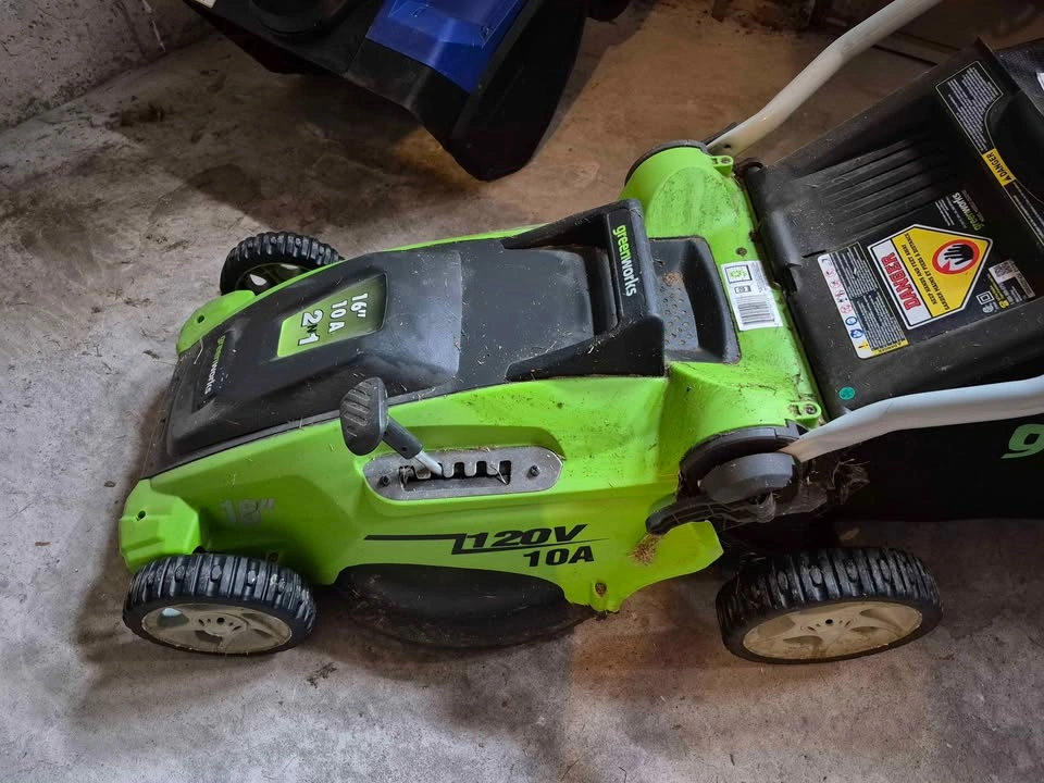 Greenworks 16" Corded Electric Lawn Mower - 10 Amp (Works Great! - photo 4