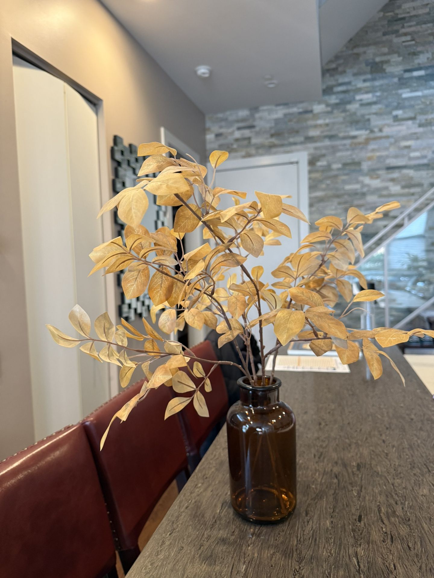 Hearth & Hand Faux Golden Ash Leaf Fall Arrangement 20" - photo 3