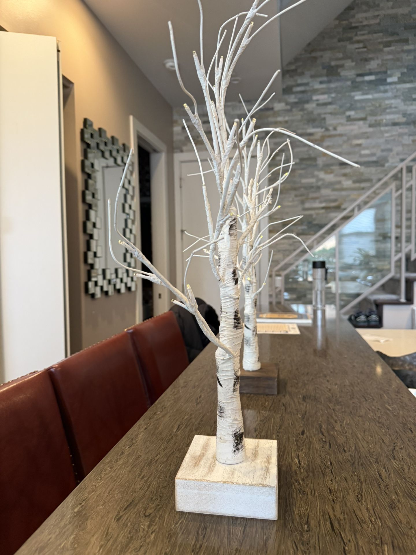 24 inch LED Lighted Birch Tree Set (2) - photo 3