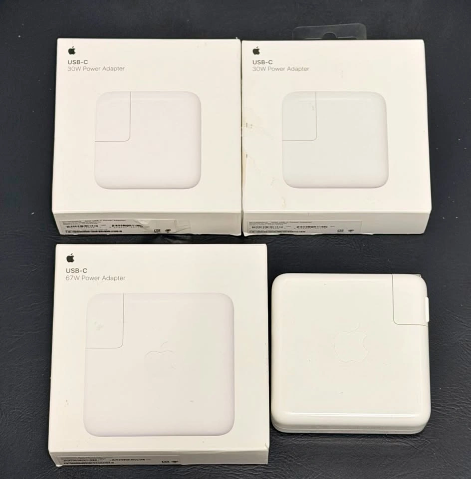 Genuine Apple MacBook Chargers 30W, 67W, 96W