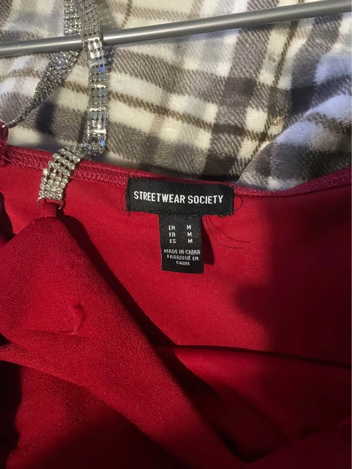 Red Streetwear Dress - photo 2
