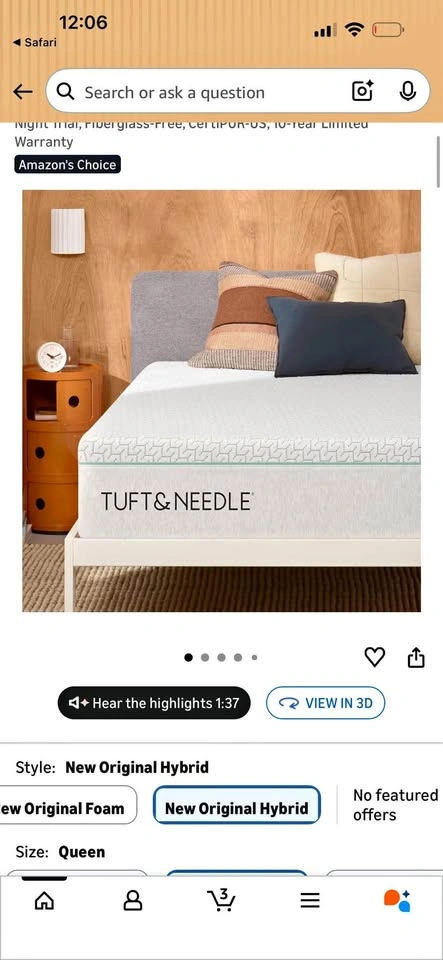 Queen size Mattress