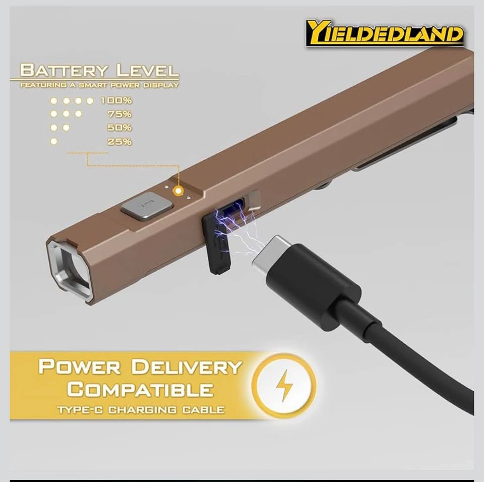 New Laser Tracer Pen 1000 Lumens Slim Pocket Flashlight - photo 4