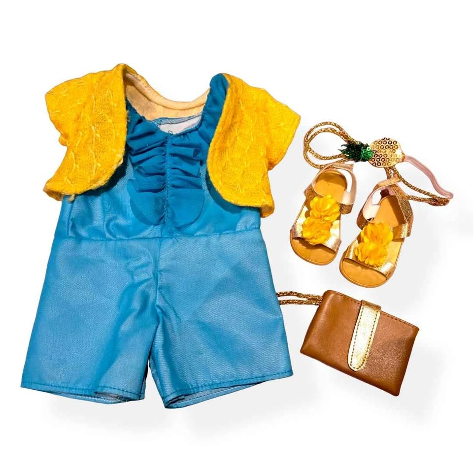 18" American Girl Doll Outfit Set: Romper, Shrug, Purse - photo 2