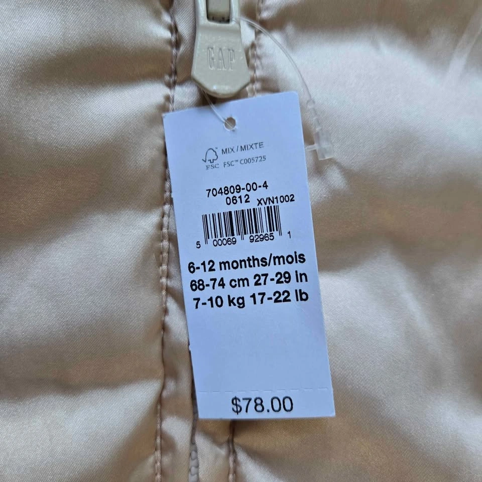 Baby GAP Reversible Spring Jacket 6-12M NWT - photo 3