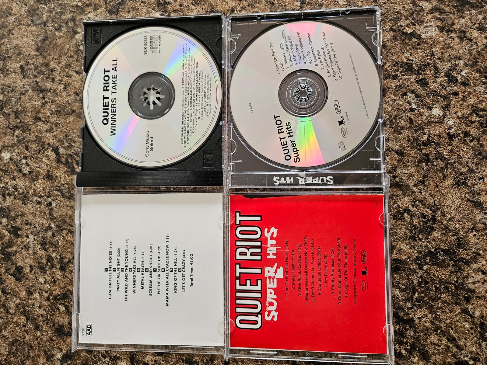 2 Quiet Riot CDs: Winners Take All (1990) & Super Hits (1999) - photo 3