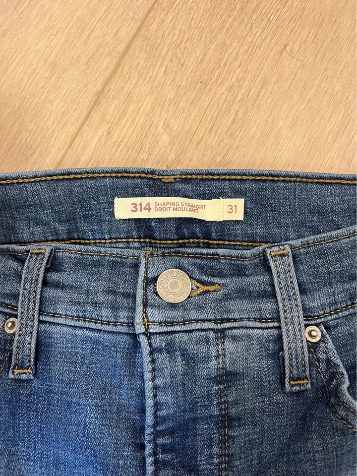 LEVI’S 314 Straight Leg Jeans Size 31 - photo 4