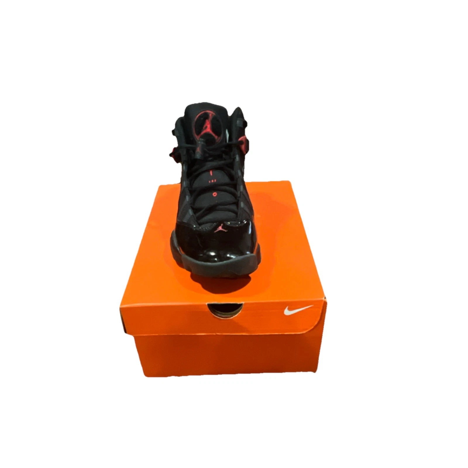 Jordan 6 Rings Anthracite Fire Red 322992-026 Men's Sneakers - photo 3