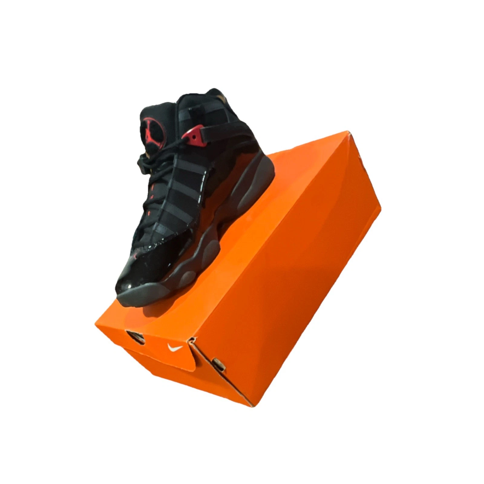 Jordan 6 Rings Anthracite Fire Red 322992-026 Men's Sneakers - photo 5