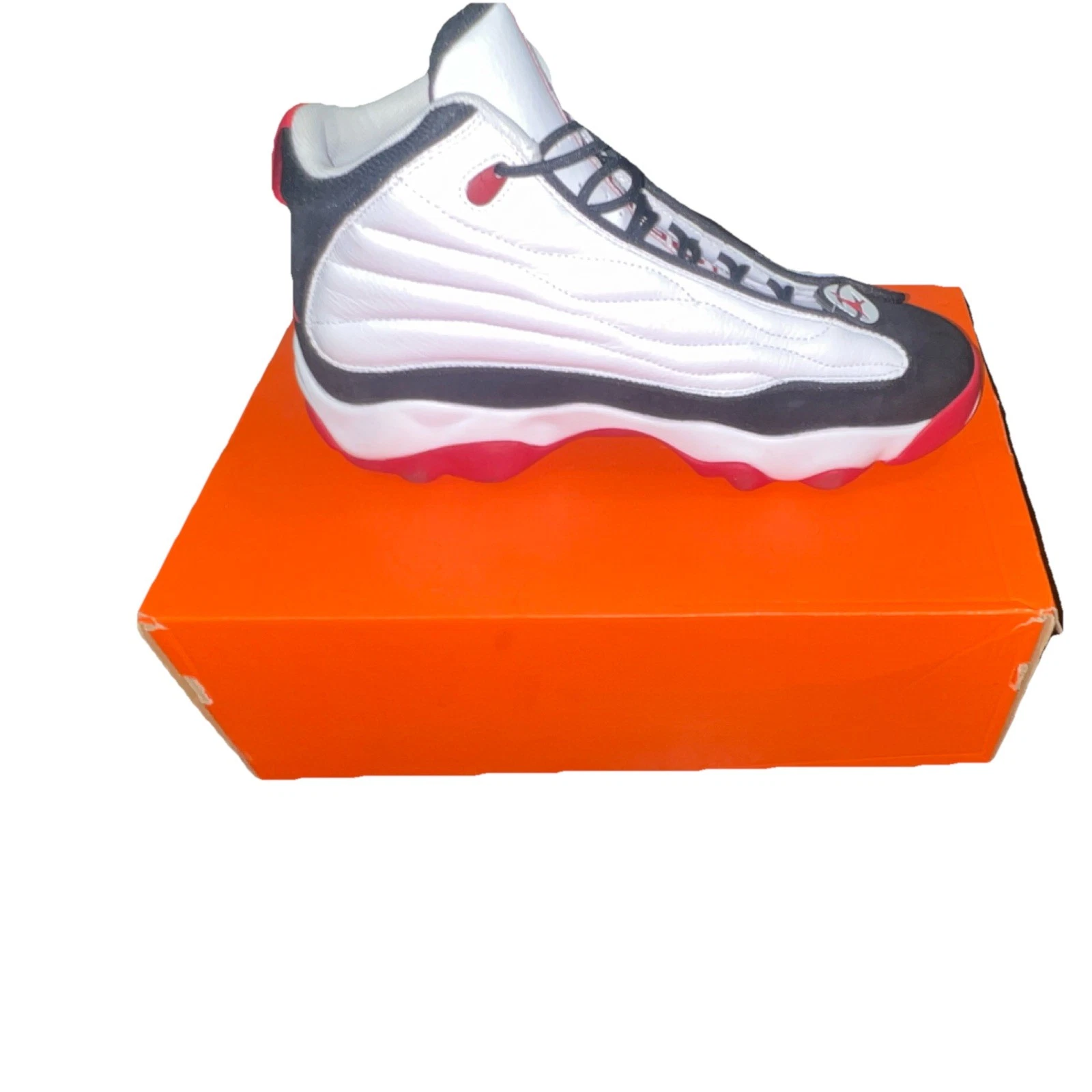 Jordan Pro Strong White Black Gym Red DC8418-116 Men's Athletic - photo 2