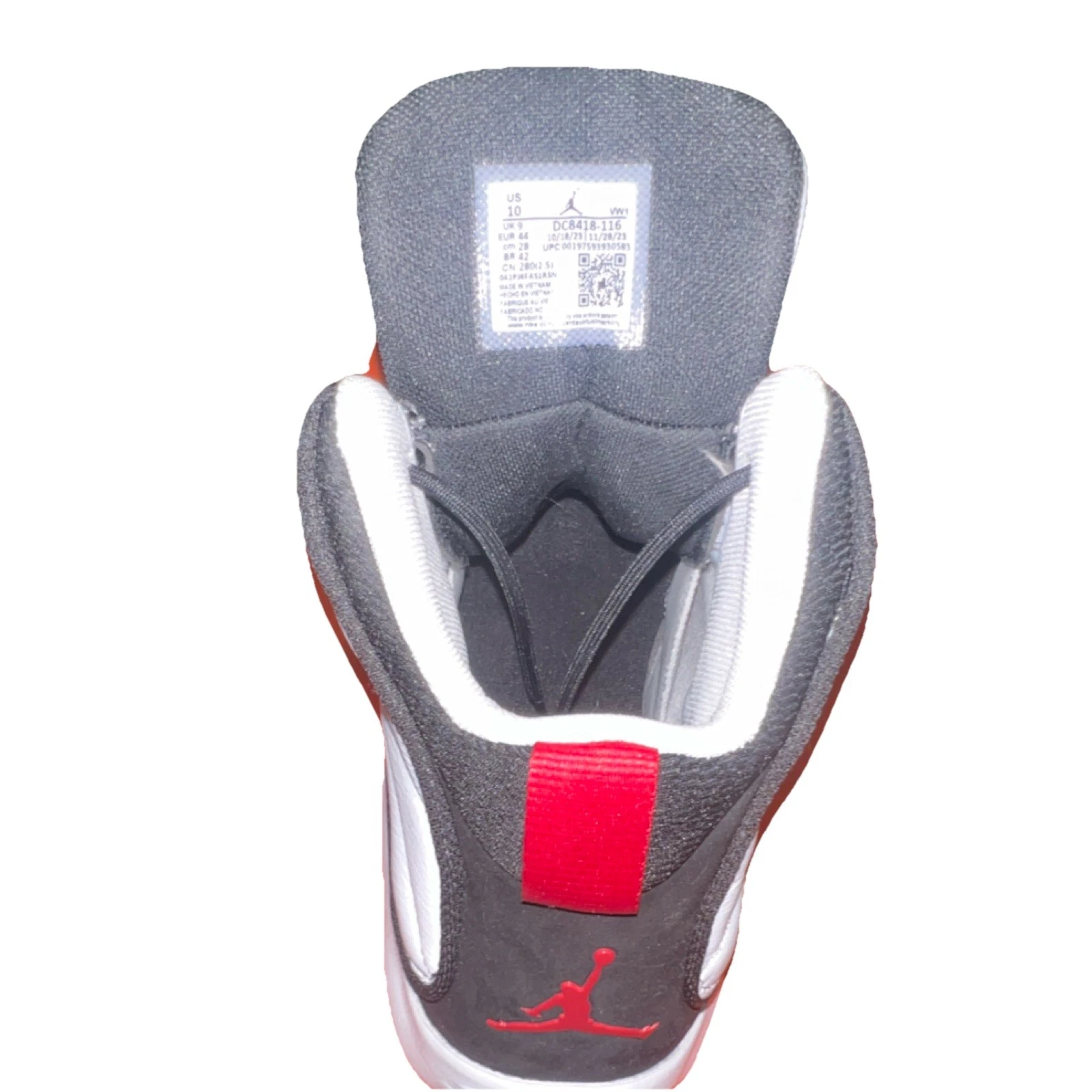 Jordan Pro Strong White Black Gym Red DC8418-116 Men's Athletic - photo 4