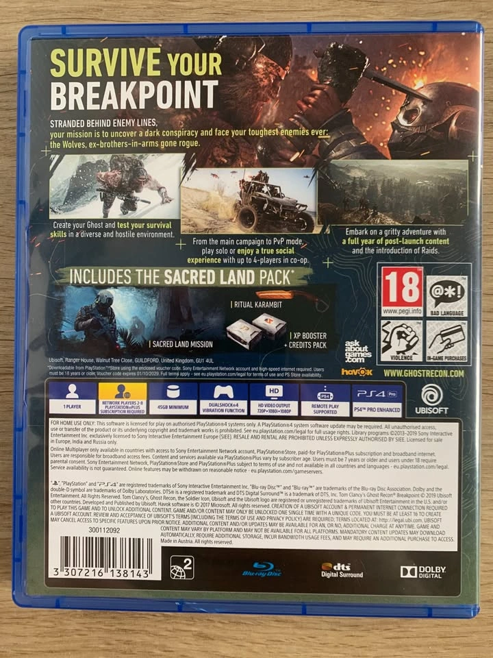PS4 Ghost Recon Break Point Auroa Edition - photo 3