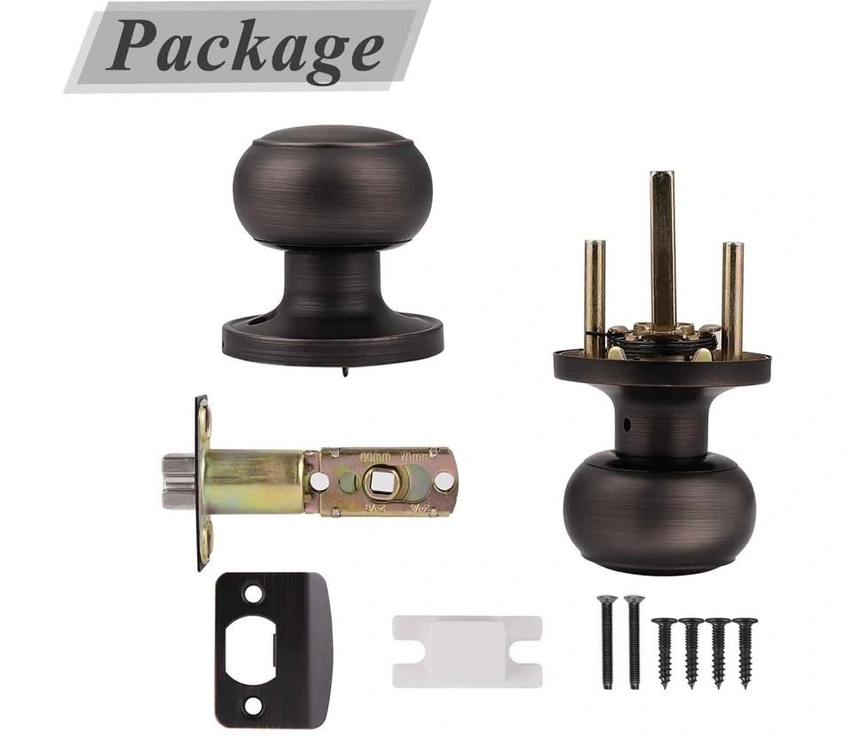Probrico 6 Pack Oil Rubbed Bronze Door Knobs - photo 4